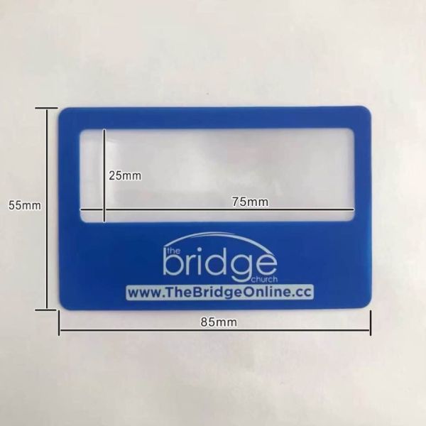 3d Mobile Phone Screen Magnifier Customized Size PVC Magnifier Card Type , Transparent Magnifying Glass With Fresnel Lens