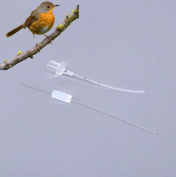Veterinary Silicone Avian Endotracheal Tube Stainless Steel Stylet Included Sizes 1.0 to 6.0mm