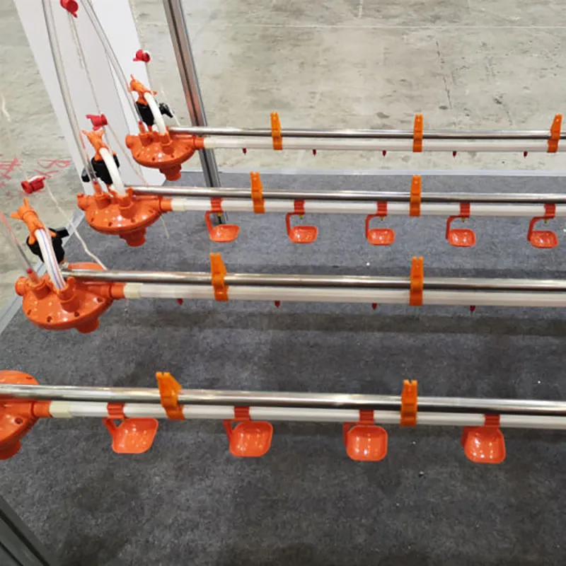 Automatic Poultry Water Nipple Drinker with 360 Degree Triggering for Broiler Chickens