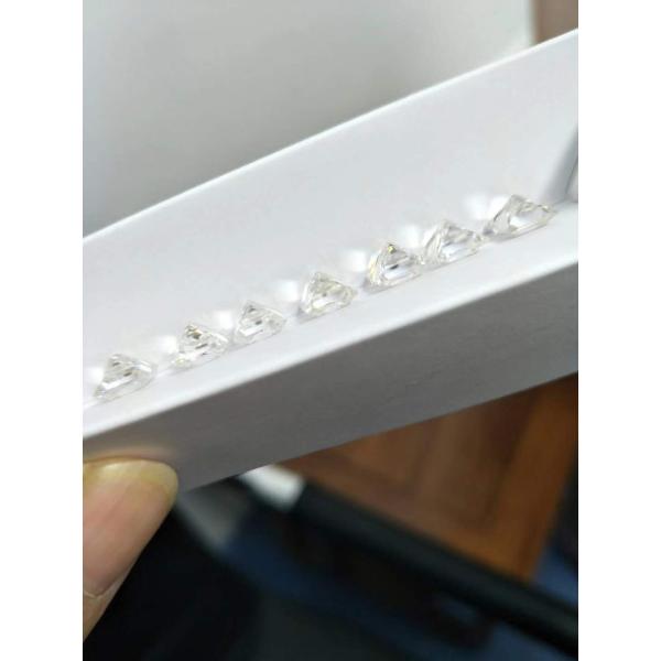 High quality Moissanite DEF color 8mm3.0cts VVS clarity princess cut for engagement ring