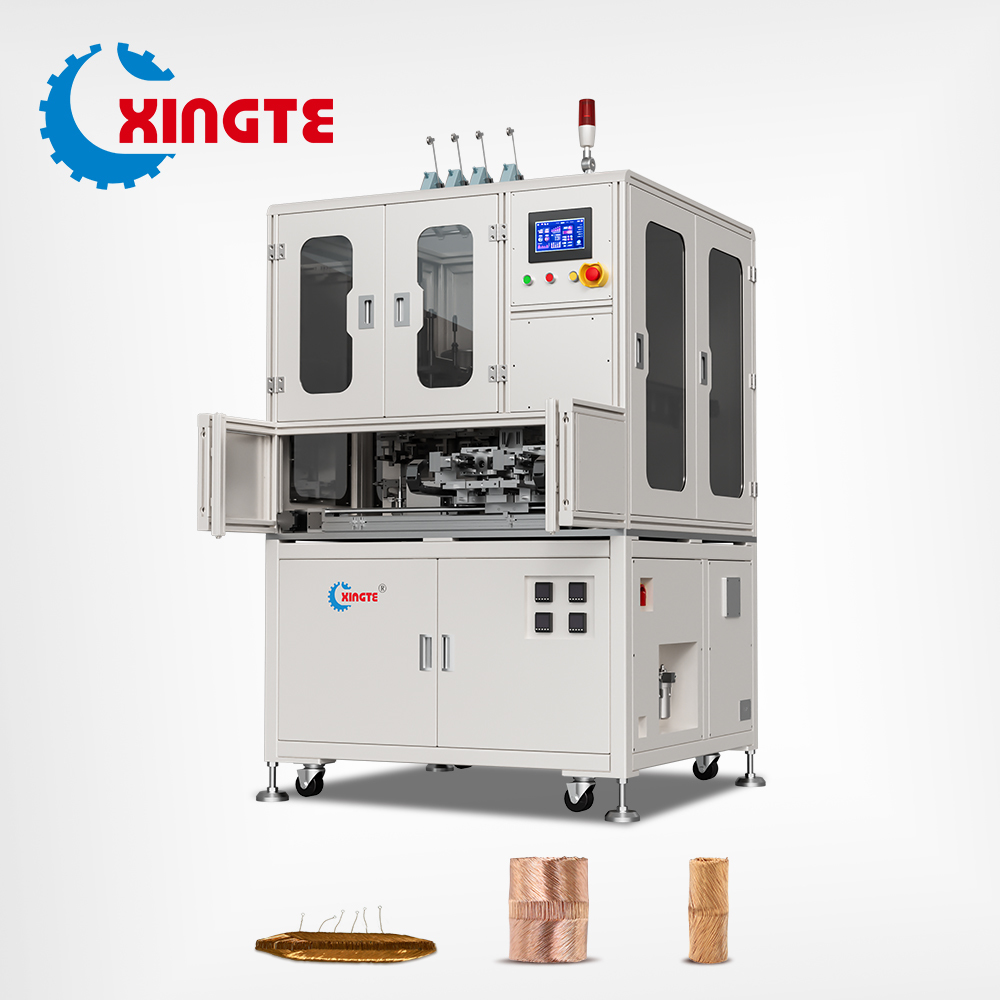 Hollow Cup Motor Winding Machine with Automatic Winding 6000 rpm and 0.015 mm Positioning Accuracy for Coreless Motors