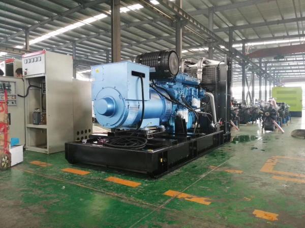 500kW Weichai Baudouin diesel gerador conjunto para linha de produção de eletricidade padrão