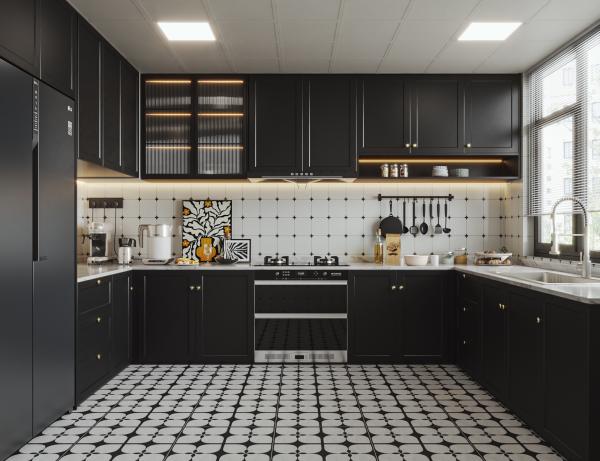 Premium Complete Island Modern Luxury Kitchen Cabinets For Environmental Friendly