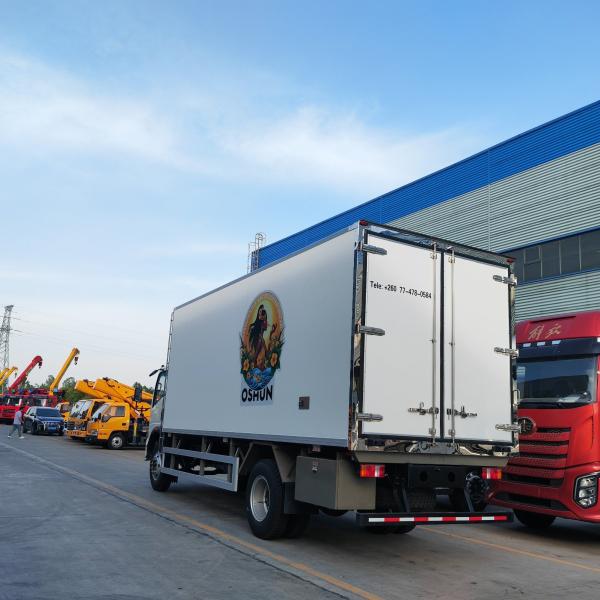HOWO Thermoking Refrigerated Van Freezer , Refrigerated Transport Truck