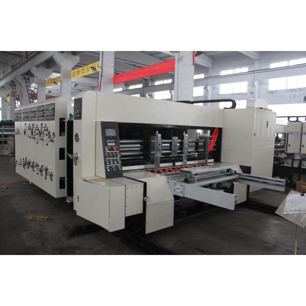 CE Auto Cardboard Slotting Die Cutting Flexo Printer Machine Sticker Printing Equipment