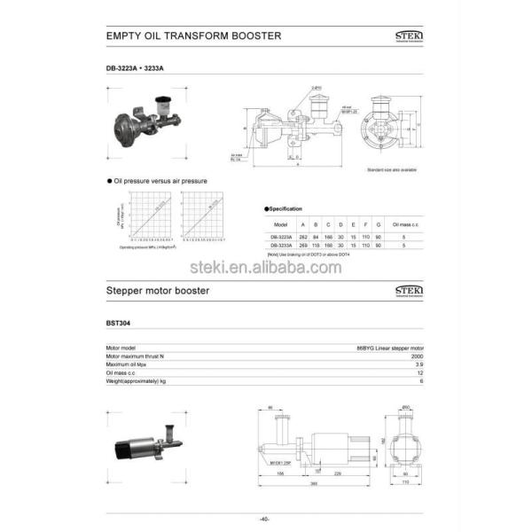 Upgrade Your Textile Machinery with Steel Oil Brake Booster Alternative to Mitsubishi