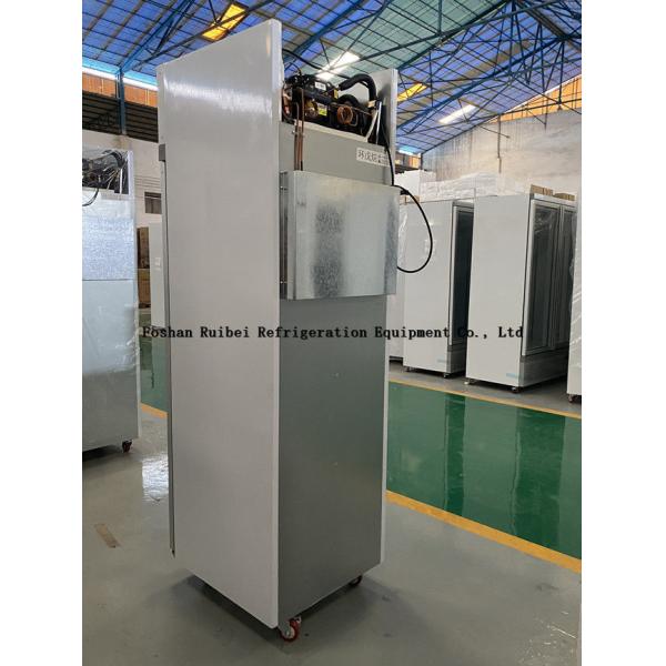 400L Supermarket Single Glass Door Refrigerator Showcase Upright Display Freezer Commercial Refrigerator Equipment