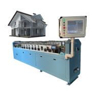 0.8-1.2mm C100 máquina de moldagem de rolos de aço leve para edifícios de estruturas de aço com motor de 7,5 kW