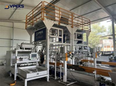 Automatic Vegetable Packing Machine With 2 Heads Belt Linear Weigher Weighing And Packaging Machine