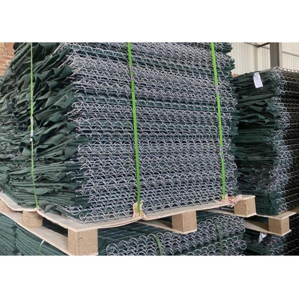50x50mm Hole Size itary Sand Barriers With 250G-300G/M2 Geotextile Green Color
