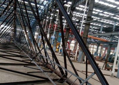 Steel Structure Painted Mobile Telecom Tower Custom Wind Speed Long Lifetime