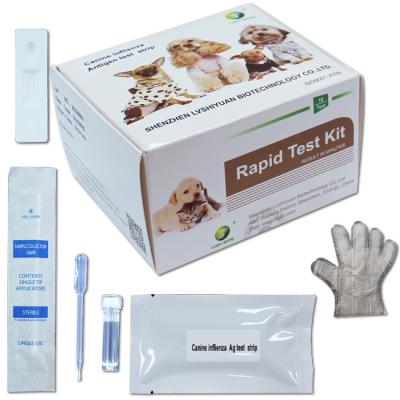 CIV teste rápido Kit Dog Flu Test 10Tests/Kit PBF do animal de estimação do antígeno da gripe do canino
