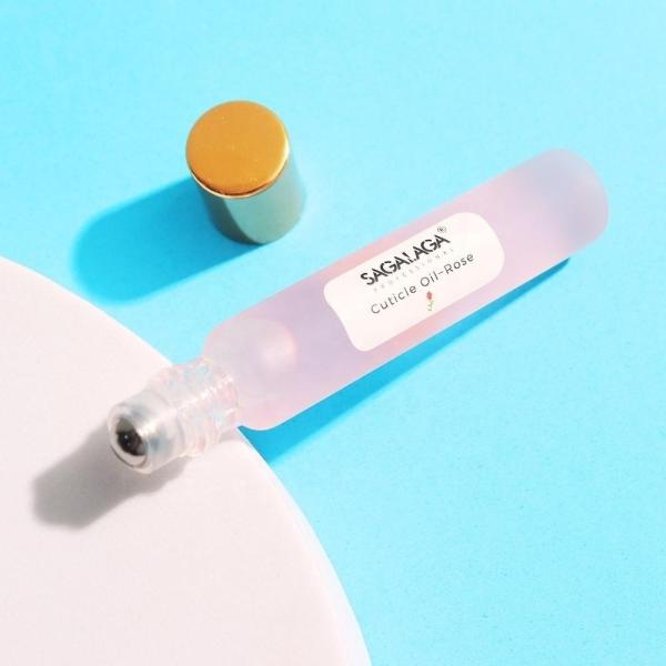 Ensemble de soins de l'ongle réanimateur étiqueté stylo à rouleaux personnalisé Fruits parfumés de fleurs huile de cuticule végétalienne organique vitamine E