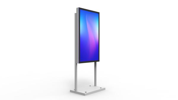 Affichage LCD extérieur de 55 pouces Publicité Totem Media Player Affichage numérique avec système d'exploitation Android