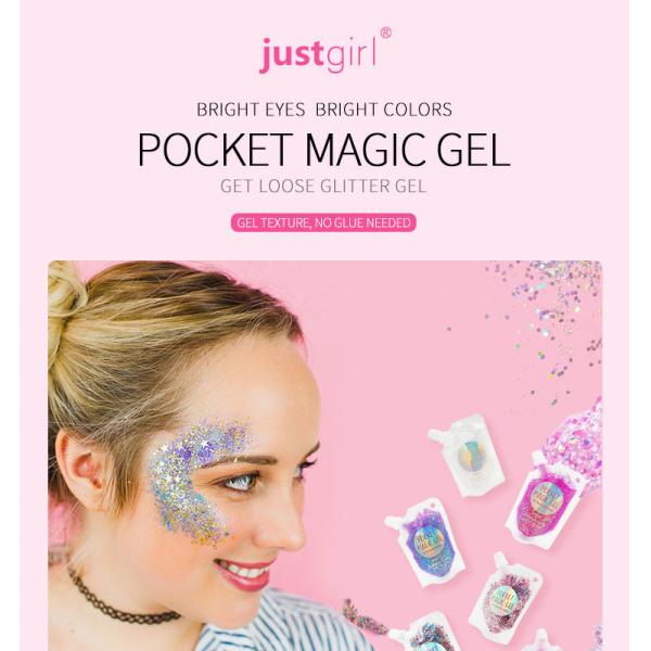 Stylish Safe Sparkle Face Glitter Face Body Glitter Gel Easy Removal
