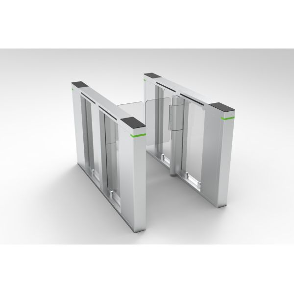 SUS304 Fast Speed Gate Turnstile Access Control Anti Pinch Floor Mounted