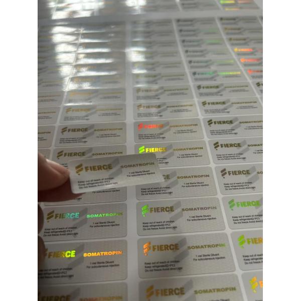 Customized Adhesive Injection Oil Labels For Steroide Product Test Cyp