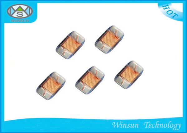Yellow / Black Wire Wound Inductor 0402 ~ 1210 Ceramic Chip Inductors High Frequency