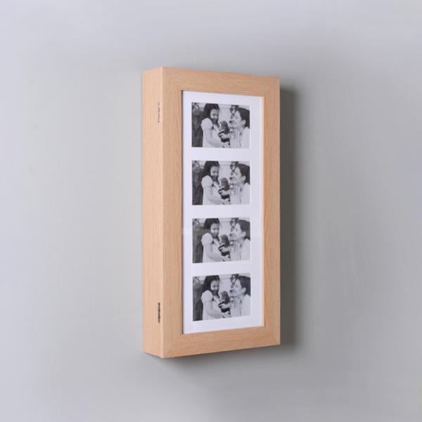 MDF Panel OEM Wall Mounted Wooden Jewelry Cabinet 30cm Length