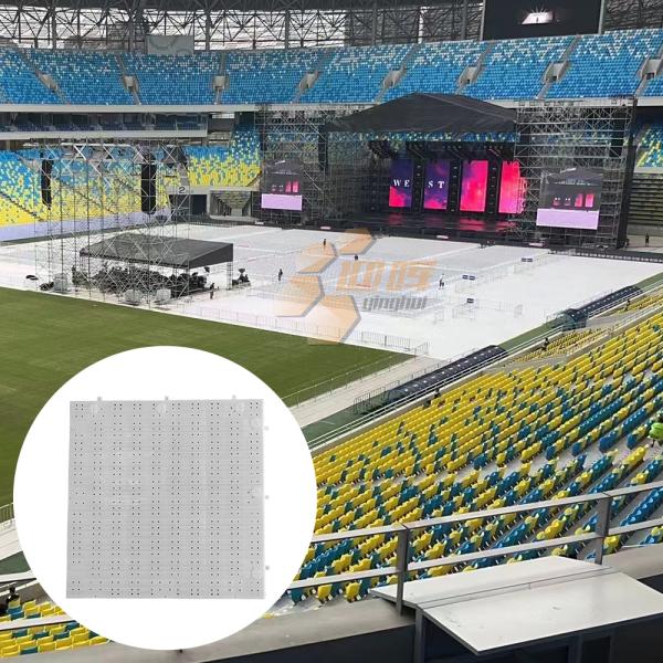 Temporary Plastic Interlocking Carpet for Grass protection Floor Party Tent Wedding Event Flooring