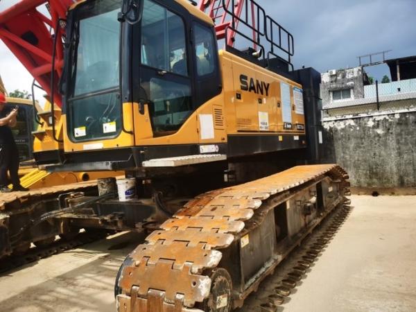 2020 Model SCC750A Used Crawler Cranes Multifunctional Capabilities High Efficiency Vibratory