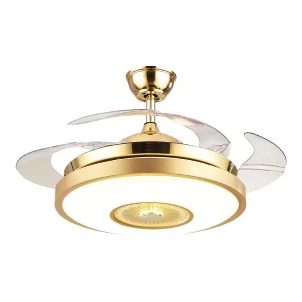 LED Light Invisible Ceiling Fan Lamp for Energy-saving and Eco-friendly Lighting