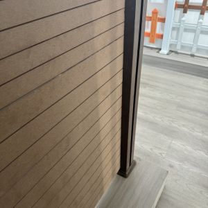 wpc fence customized szie fence