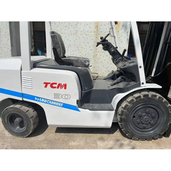 Safer Used TCM 3 ton 3.5 ton Diesel Forklift with ISUZU YANMAR MISUBISHI engine FD30