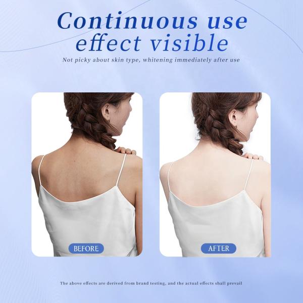 Crème pour le corps blanchissante au beurre de karité et au lait