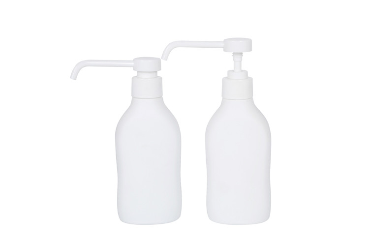 Бутылка насоса дезинфицирующего средства руки 200ml Matt белая с длинным насосом лосьона брызг сопла