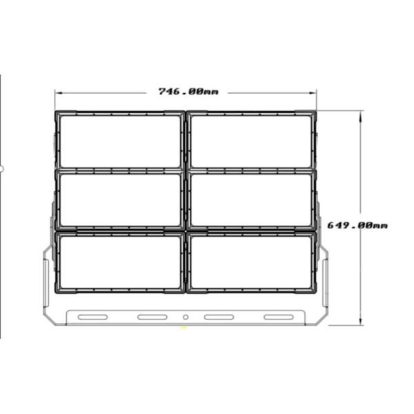 1200 Watts 180000lm Modular Led Stadium Flood Light For Sport Playground