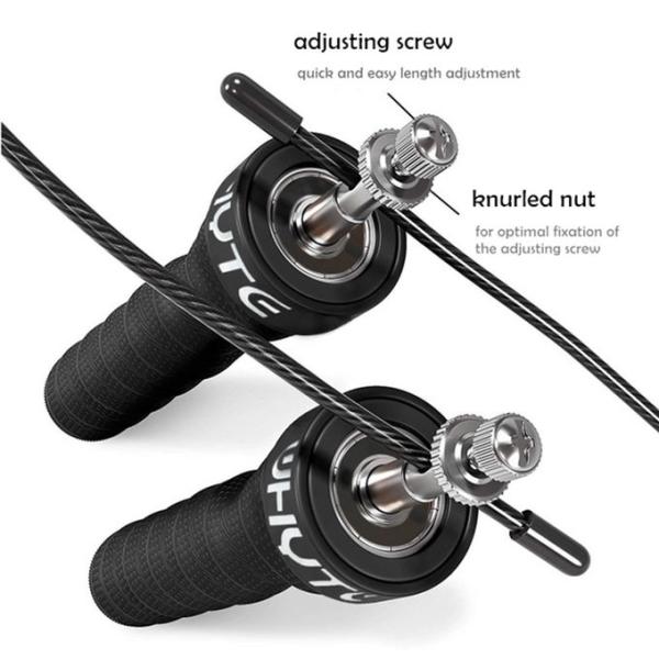 Adult Skipping Rope Skipping Ropes With Pro Ball Bearings / Anti Slip Handles