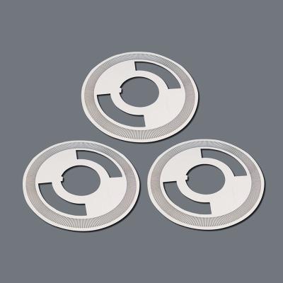Disques d'encodeur optique rotatif à gravure métallique de 1000 cpr Tolérance de 0,005 mm