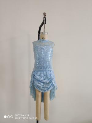 Girls Ballet Outfit  Royal  Blue  Color Lycra Cotton Material