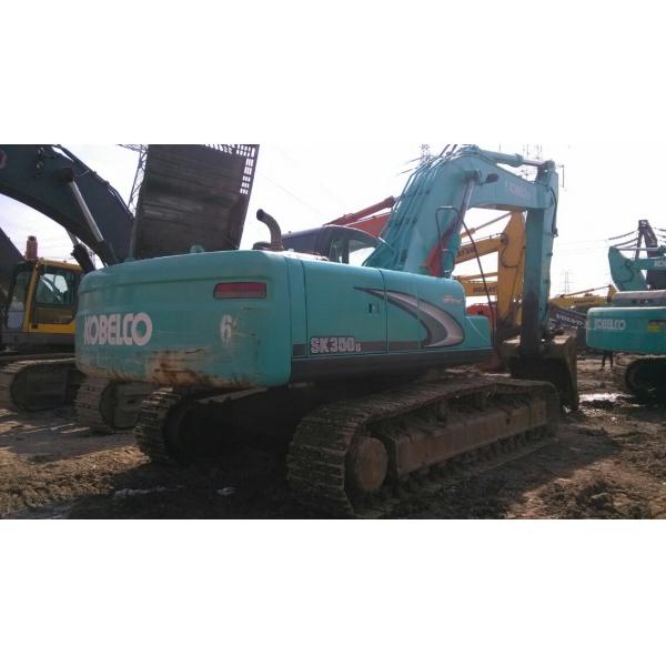 KOBELCO SK350 Used Excavator For Sale 35-Ton Class Low Hours Well-Maintained Long Reach Cab AC Ready To Work