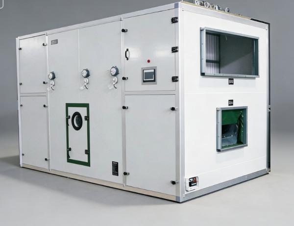 Modular Semiconductor Industrial Floor Standing Desiccant Air Dehumidifier Rotary Wheel Brushless Motor High Air Speed Low Dew