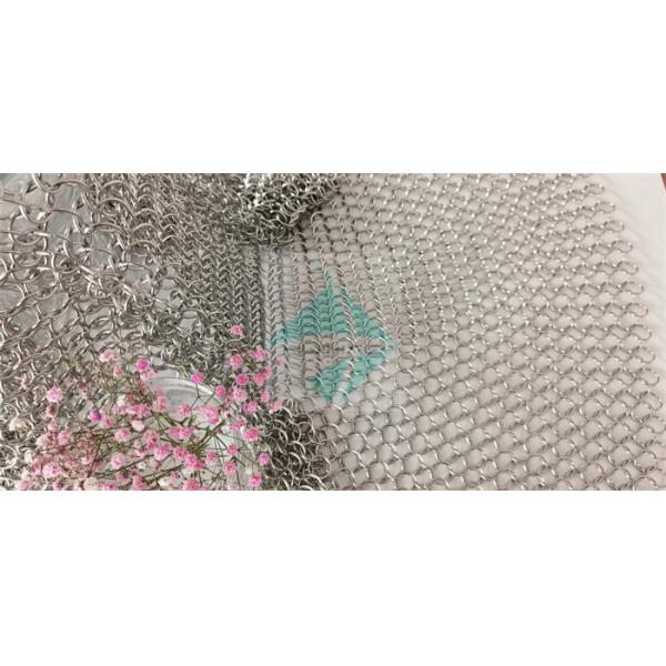 сетка Pvd кольца металла 3.8mm до 30mm закончила Chainmail для того чтобы сплести тип для занавеса
