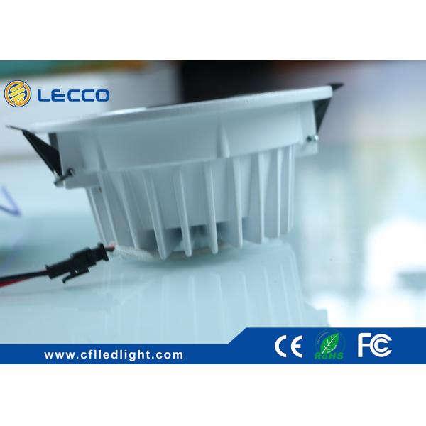 Recessed 9w Led Downlight For Kitchen / Office 6400K Color Temparature