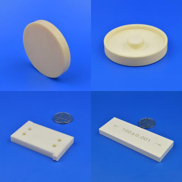 Machinable Zirconia And Custom High Purity Alumina Ceramic Disc Plates With Hole