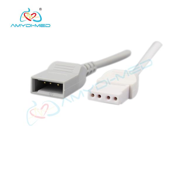 Disposable Pressure Transducer Compatible UTAH 4P Hole 350mm Blood Pressure Sensor