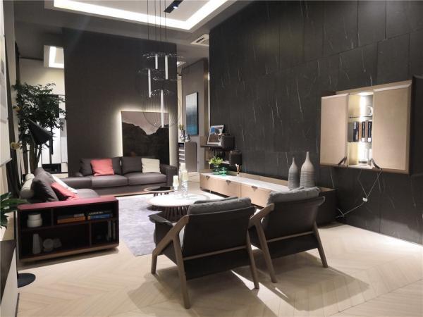 Round Coffee table used Oak wood with Stone marble for Hotel Lobby and living room furniture by Italy designer furniture