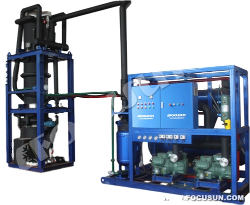 Vente directe par les fabricants 15T machine à glace à tubes avec Allemagne Bizter compresseur