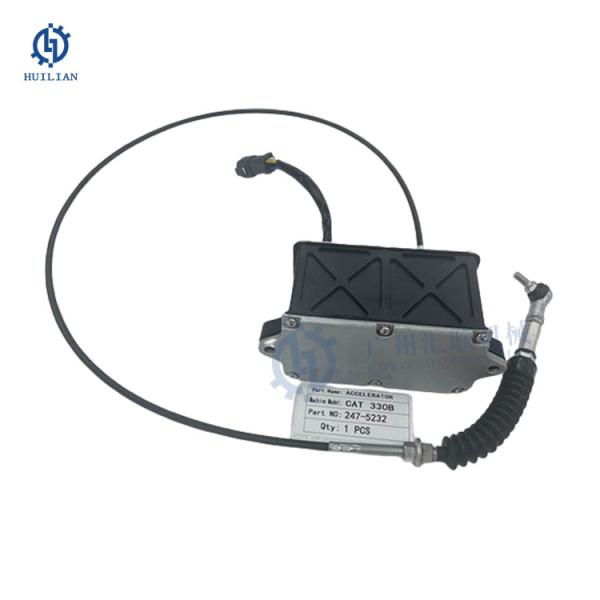 320B 320BL 320C 330B Motor de acelerador de excavadora Gobernador de cables de doble alambre Motor acelerador 247-5232