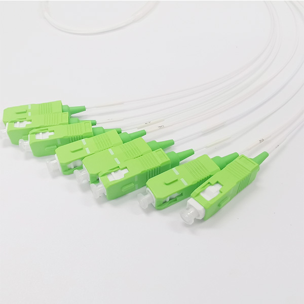 Splitter PLC оптического волокна соединителя SC APC кабеля трубки 0.9mm плотный