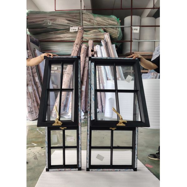 French style decoration with broken bridge aluminum balcony windows