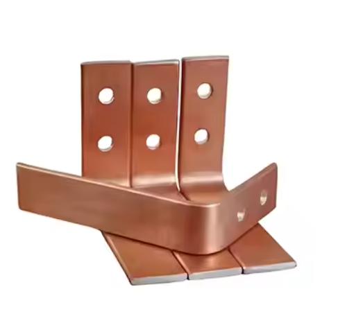 Custom Copper Flat Battery Insulated Flexible Busbar Tin Plated Painted