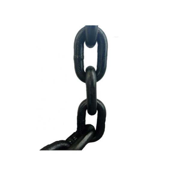 жара 10mm - обработал черную покрашенную цепь крана башни поднимаясь