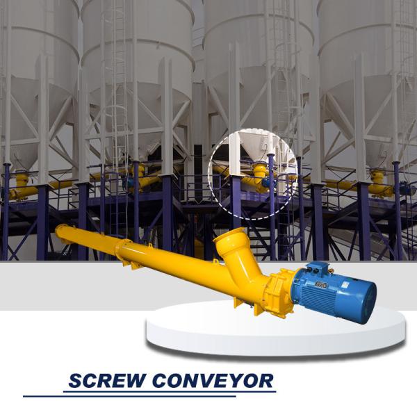 Stainless Steel Flex Inclined Screw Conveyor Tubular Vertical 11kw 18kw for Concrete Cement