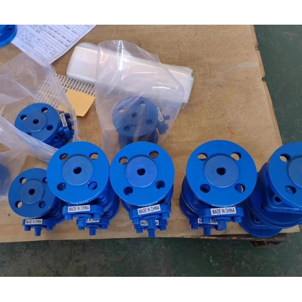 DIN3357 PN16 GG25 floating flanged ball valve
