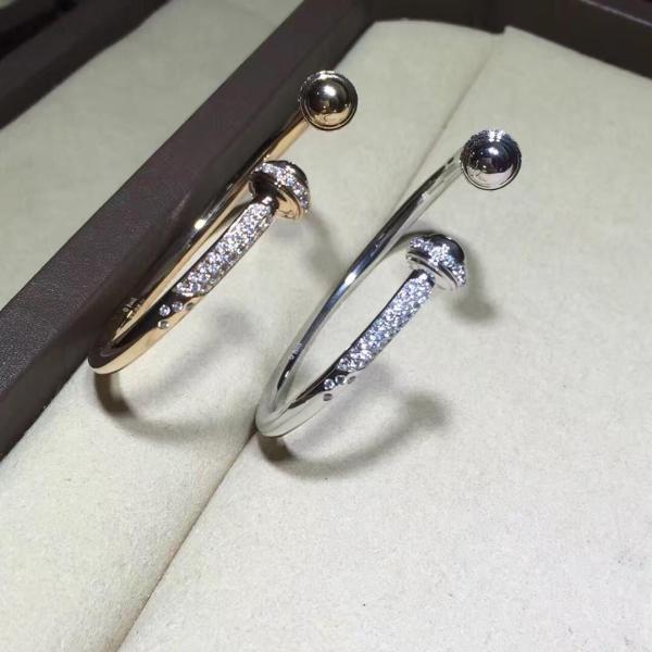 Piaget brand jewelry diamonds bracelet  18kt  gold  with white gold or yellow gold